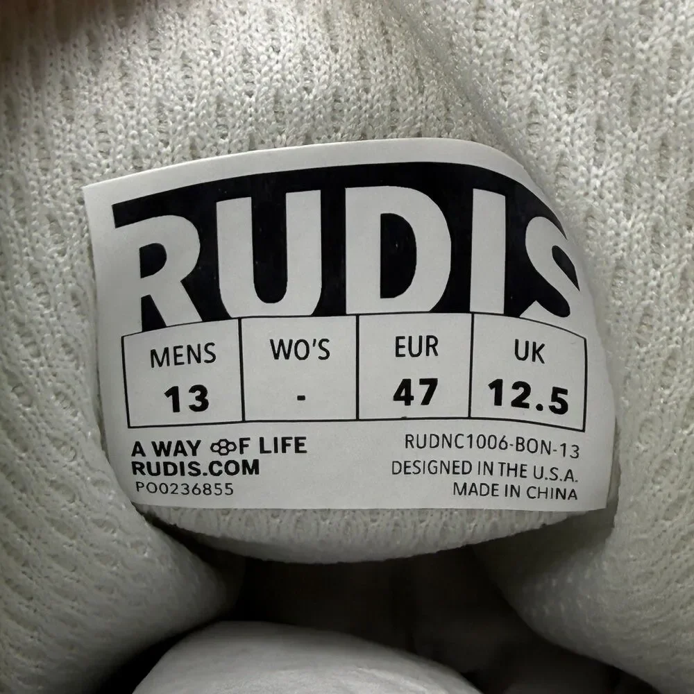NWT RUDIS Colt 3.0 Wrestling Shoes Men’s 13 Bone Beige High Top